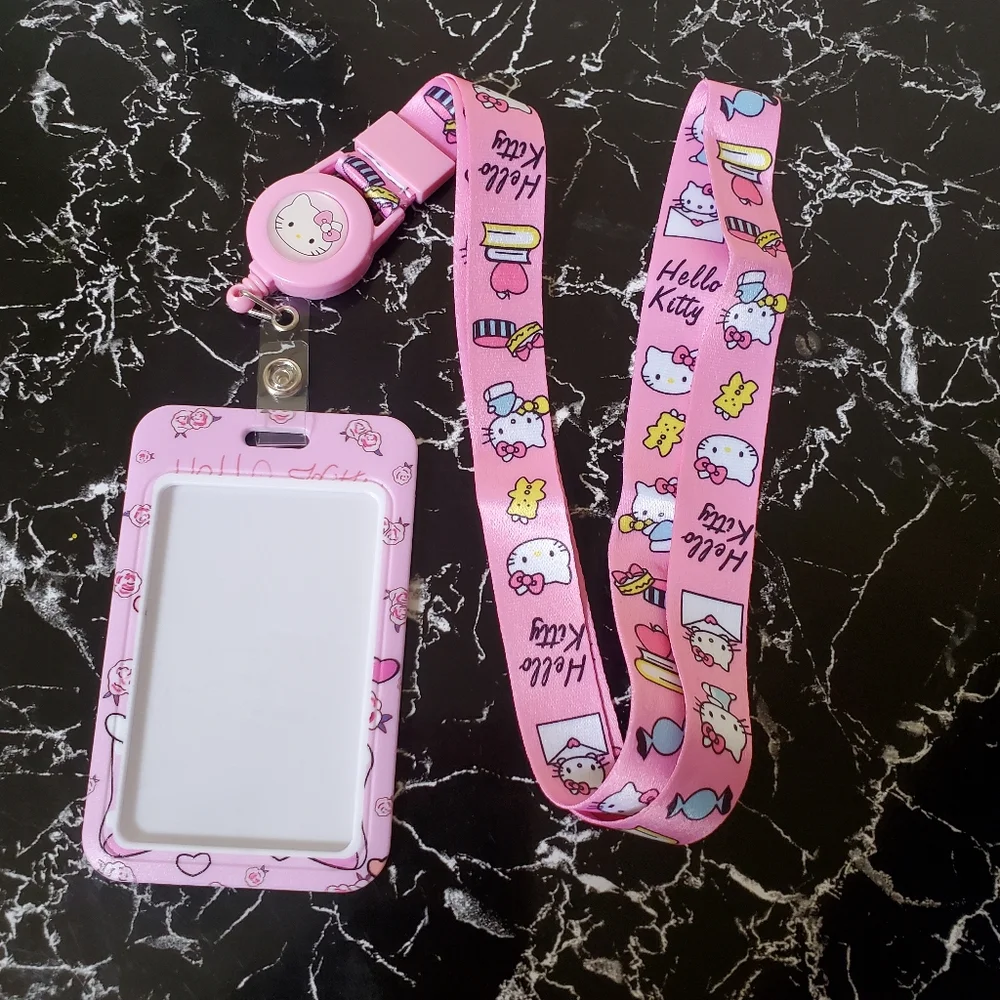Hello Kitty ID/Credit Card Holder With Lanyard